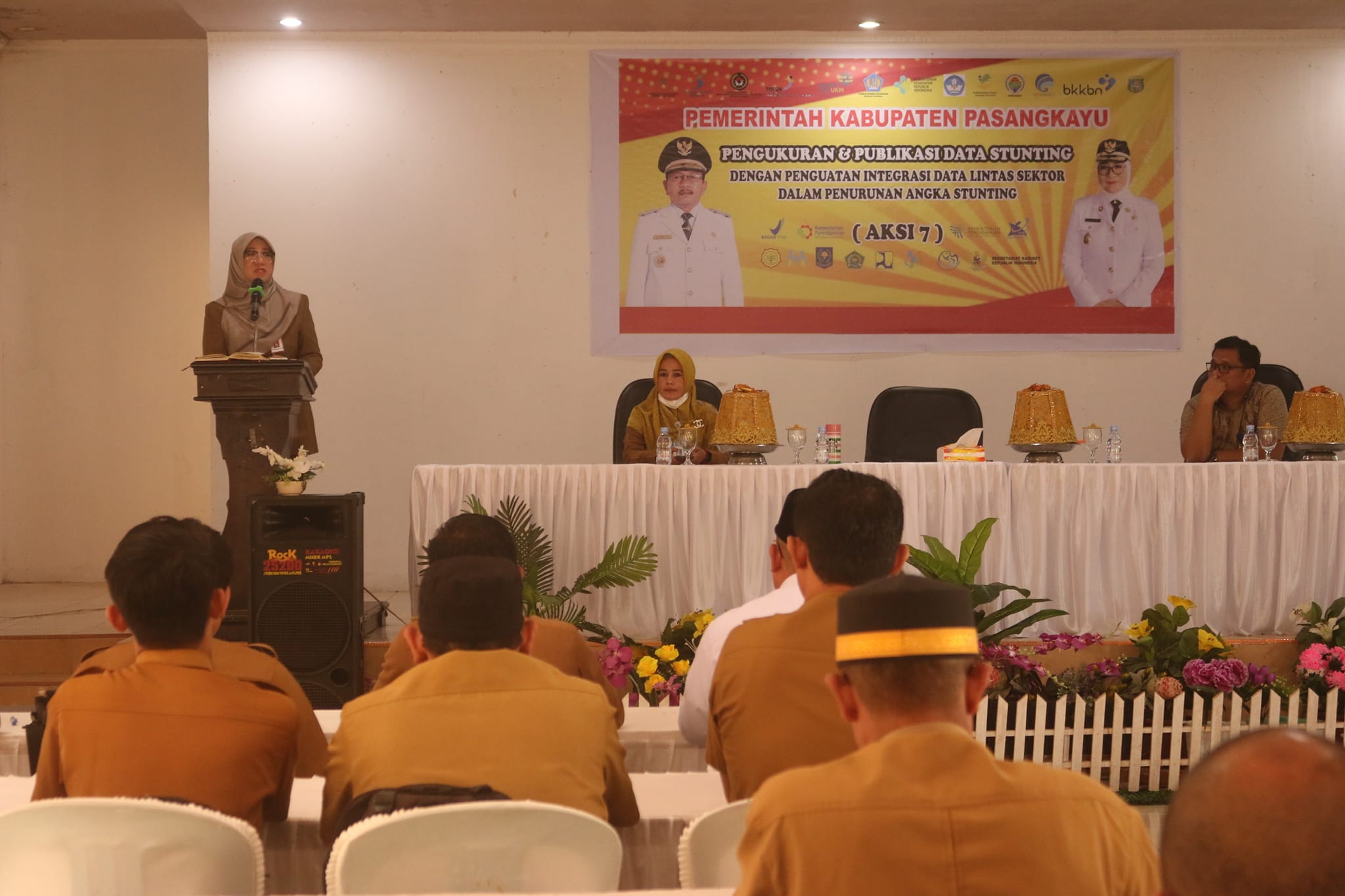 Wabup Pasangkayu Buka Acara Pengukuran dan Publikasi Data Stunting, Sekaligus Lakukan Monitoring